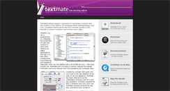 Desktop Screenshot of macromates.com