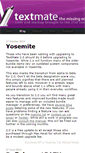 Mobile Screenshot of blog.macromates.com